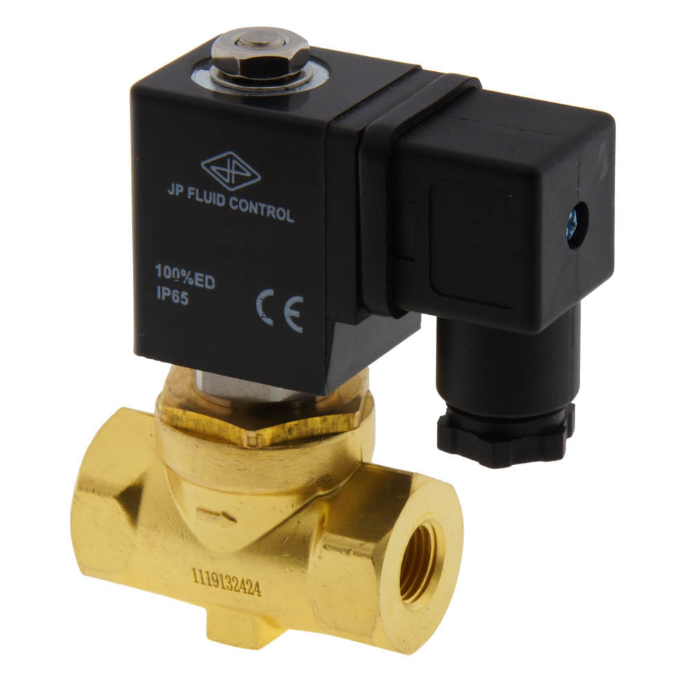 Solenoid Valve ST-SA 1/4'' brass EPDM 0-10bar 12V DC