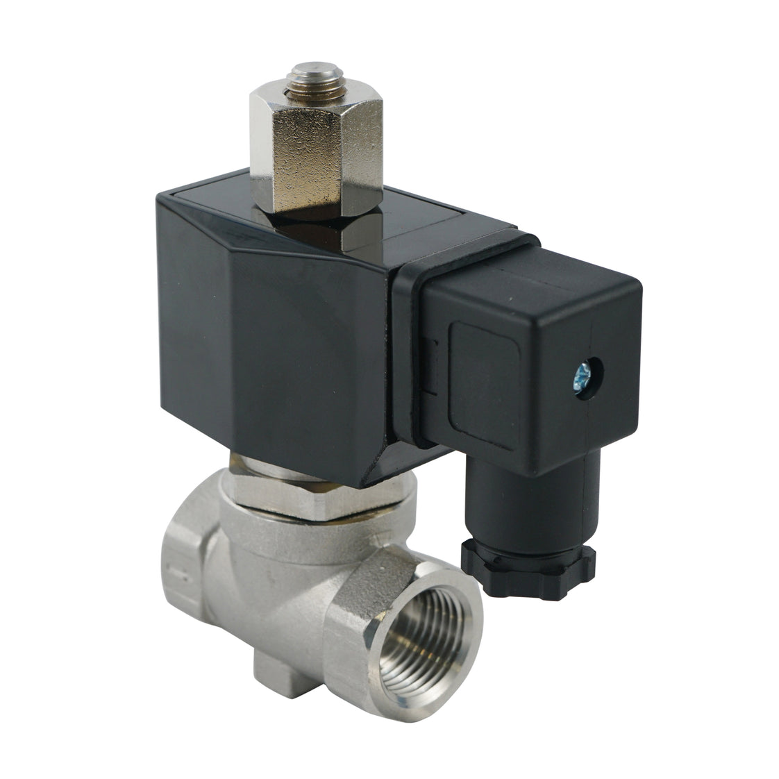 Solenoid Valve ST-SB 1/4'' NO stainless steel FKM 0-10bar 12V DC