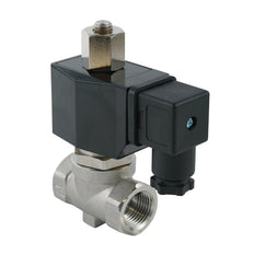 Solenoid Valve ST-SB 1/4'' NO stainless steel FKM 0-10bar 12V DC