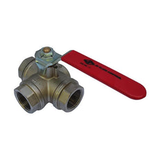 70 - G3/8'' 3-Way (L) Ball Valve F/F/F