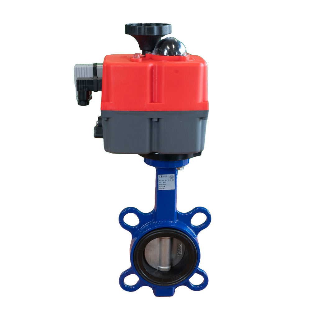 Electric Butterfly Valve DN32 24-240V AC/DC Modulating Wafer Stainless Steel EPDM J+J