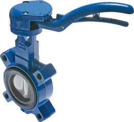 DN65 (2-1/2 inch) PN12 Lug Butterfly Valve GG25-GGG40 polyamide-coated-NBR