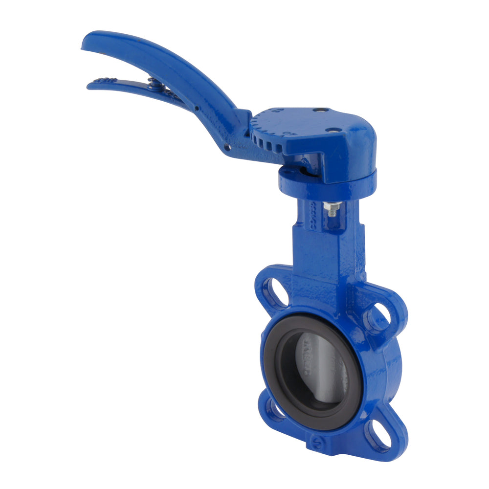 DN65 (2-1/2 inch) PN16 Wafer Butterfly Valve GG25-GGG40 polyamide-coated-EPDM