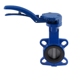 DN80 (3 inch) PN16 Wafer Butterfly Valve GGG40-GGG40 polyamide-coated-EPDM