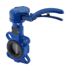 DN65 (2-1/2 inch) PN16 Wafer Butterfly Valve GGG40-GG25-NBR