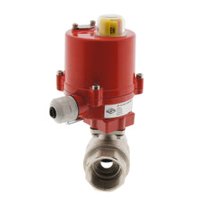 G1-1/4'' 24V AC 2-Way Brass Electrical Ball Valve - BL2BA