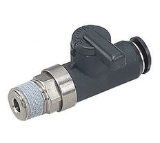 R1/8" - 4mm Straight 2-Way Ball Valve Series 10
