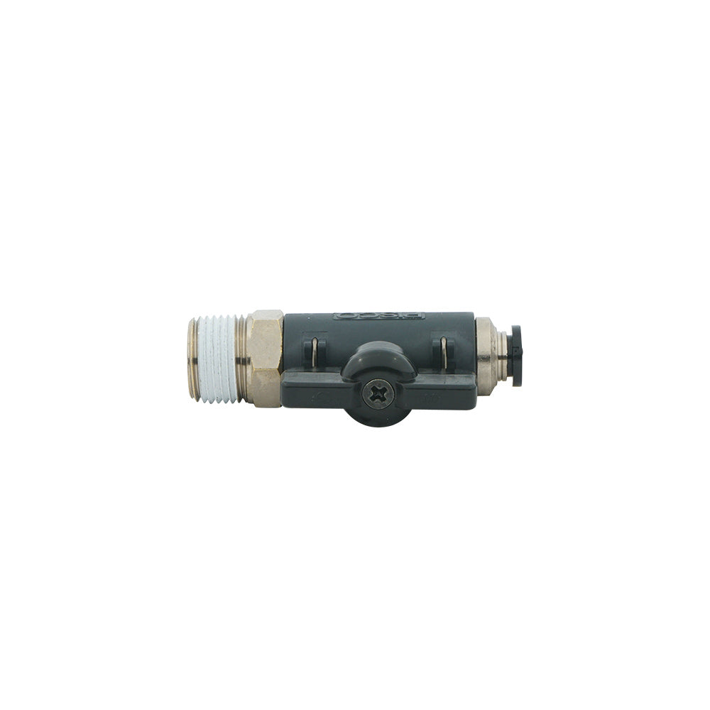 6mm - R1/8" Straight 2-Way Ball Valve Series 20
