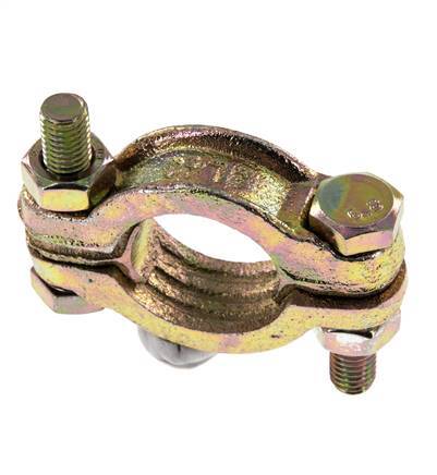 Malleable Cast Iron Hose Clamp 32-40 mm Twist Claw Coupling DIN 20039A [2 Pieces]