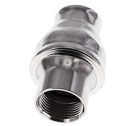 G3/4'' Stainless Steel 304 Check Valve EPDM 0.03-16bar (0.44-232psi) - WRAS and NSF ANSI 61 [8 Pieces]