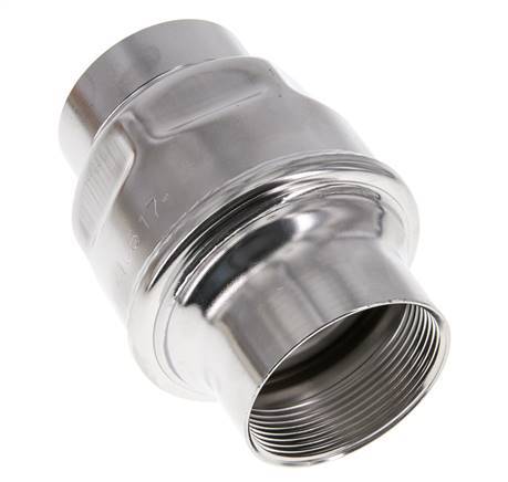 G2'' Stainless Steel 304 Check Valve FKM (Light Spring) 0.03-16bar - CLIS3E