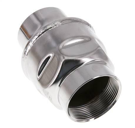 G2'' Stainless Steel 304 Check Valve FKM (Light Spring) 0.03-16bar - CLIS3E