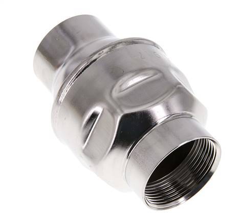 G1 1/2'' Stainless Steel 316 Check Valve FKM 0.03-16bar (0.44-232psi) - Heavy duty [6 Pieces]