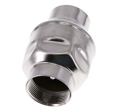 G1-1/2'' Check Valve Stainless Steel 316 FKM (Light Spring) 0.03-16bar - CLIS4E
