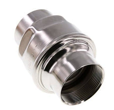 2'' NPT Stainless Steel 316 Check Valve FKM 0.03-16bar (0.44-232psi) - NSF ANSI 61
