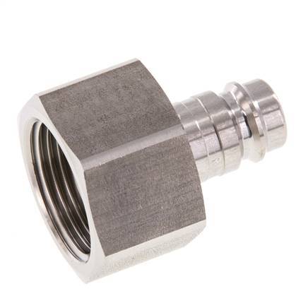 Stainless steel DN 10 Air Coupling Plug G 3/4 inch Female