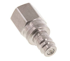 Stainless steel DN 10 Air Coupling Plug G 3/8 inch Female Double Shut-Off
