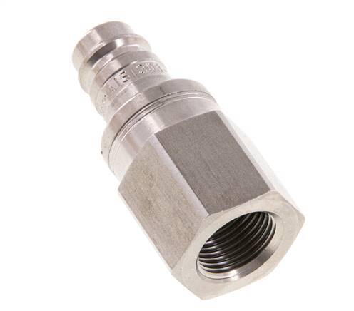 Stainless steel DN 10 Air Coupling Plug G 3/8 inch Female Double Shut-Off
