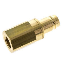 Brass DN 15 Air Coupling Plug G 1/2 inch Female Double Shut-Off