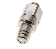 Nickel-plated Brass DN 15 Air Coupling Plug G 1/2 inch Male Double Shut-Off