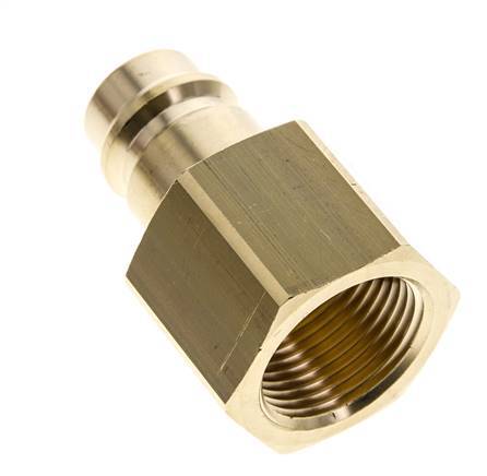 Brass DN 19 Air Coupling Plug G 1 inch Female