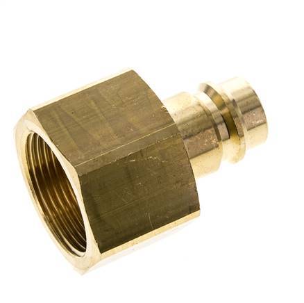 Brass DN 19 Air Coupling Plug G 1 1/4 inch Female