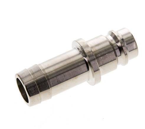 Nickel-plated Brass DN 19 Air Coupling Plug 25 mm Hose Pillar