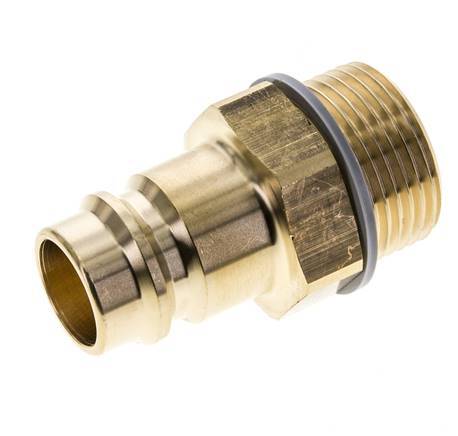 Brass DN 19 Air Coupling Plug G 1 inch Male