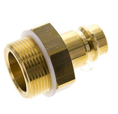 Brass DN 19 Air Coupling Plug G 1 1/4 inch Male