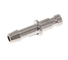 Nickel-plated Brass DN 2.7 (Micro) Air Coupling Plug 4 mm Hose Pillar [10 Pieces]