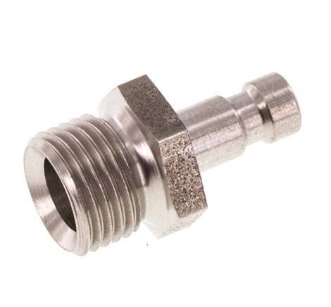 Stainless steel DN 2.7 (Micro) Air Coupling Plug G 1/8 inch Male