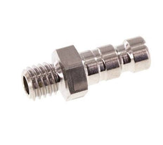 Stainless Steel 316L DN 2.7 (Micro) Air Coupling Plug M5 Male