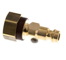 Brass DN 5 Brown-Coded Air Coupling Plug G 1/8 inch Female