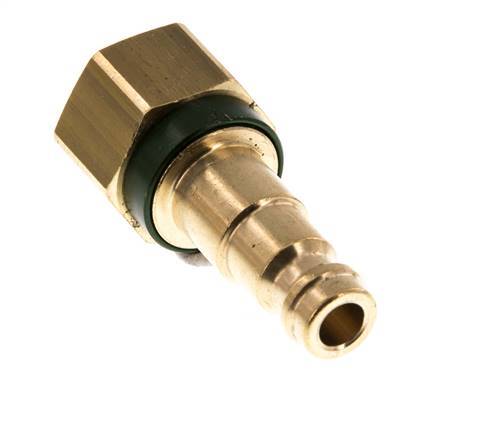 Brass DN 5 Green-Coded Air Coupling Plug G 1/4 inch Female