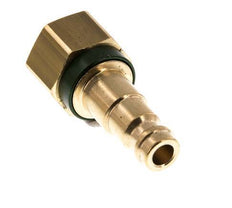 Brass DN 5 Green-Coded Air Coupling Plug G 1/4 inch Female