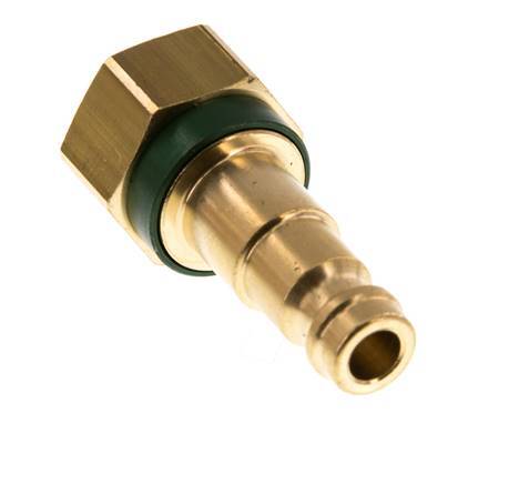 Brass DN 5 Green-Coded Air Coupling Plug G 1/8 inch Female