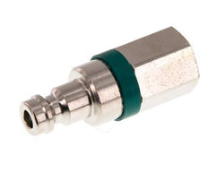 Nickel-plated Brass DN 5 Green Air Coupling Plug G 1/8 inch Female