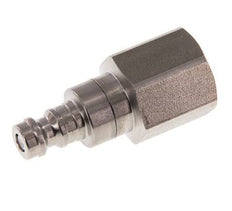 Stainless steel DN 5 Air Coupling Plug G 3/8 inch Female Double Shut-Off