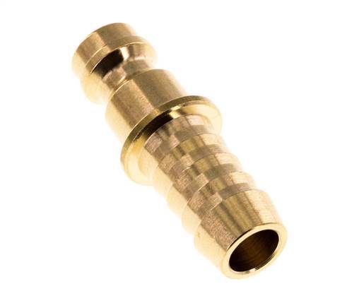 Brass DN 5 Air Coupling Plug 8 mm Hose Pillar [5 Pieces]