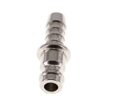 Nickel-plated Brass DN 5 Air Coupling Plug 6 mm Hose Pillar [5 Pieces]