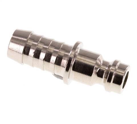 Nickel-plated Brass DN 5 Air Coupling Plug 8 mm Hose Pillar [5 Pieces]