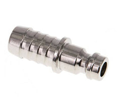 Nickel-plated Brass DN 5 Air Coupling Plug 9 mm Hose Pillar [5 Pieces]