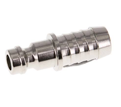 Nickel-plated Brass DN 5 Air Coupling Plug 9 mm Hose Pillar [5 Pieces]