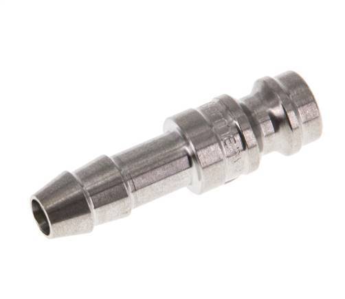 Stainless steel DN 5 Air Coupling Plug 6 mm Hose Pillar