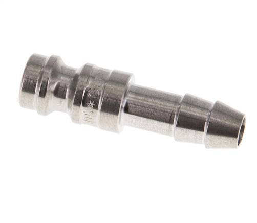 Stainless steel DN 5 Air Coupling Plug 6 mm Hose Pillar