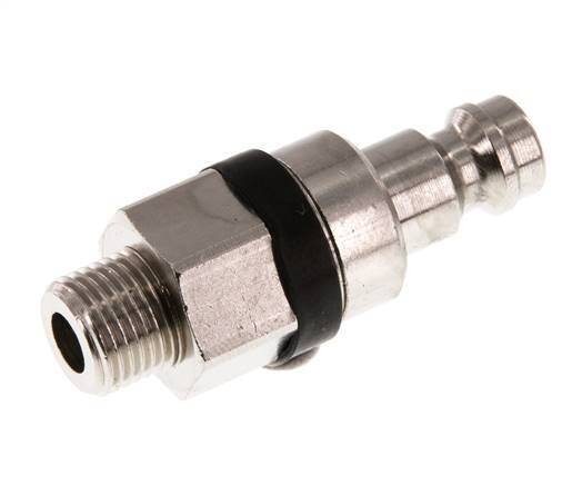 Nickel-plated Brass DN 5 Black Air Coupling Plug G 1/8 inch Male
