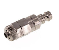 Stainless Steel 316L DN 5 Air Coupling Plug 6x8 mm Union Nut Double Shut-Off