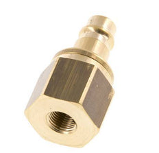 Brass DN 7.2 (Euro) Air Coupling Plug G 1/8 inch Female Double Shut-Off