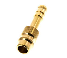 Brass DN 7.2 (Euro) Air Coupling Plug 6 mm Hose Pillar [5 Pieces]