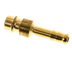 Brass DN 7.2 (Euro) Air Coupling Plug 6 mm Hose Pillar [5 Pieces]